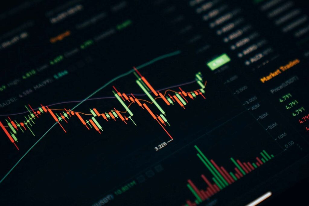 A coloured line graph.