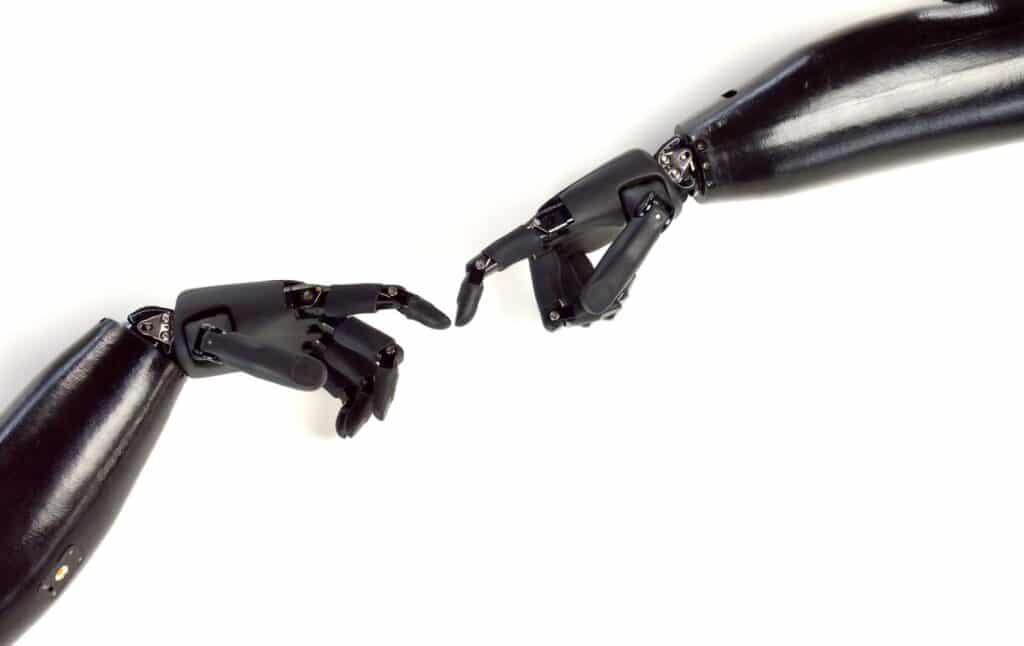 A set of prosthetic arms
